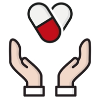 Übersichtsgrafik Pharmazeutische Dienstleistung Individualrezeptur mit Piktogrammen